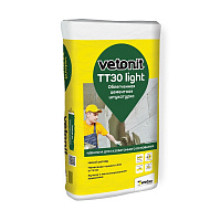 Штукатурка облегченная цементная Vetonit  Weber TT30 light 1021519 (25кг)