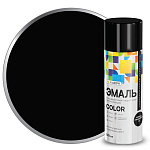Эмаль аэрозольная Лакра Color 8300167 универсальная черная глянцевая 39
