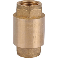 Клапан обратный пружинный муфтовый с металлическим седлом 1/2" STOUT SVC-0011-000015