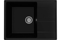 Мойка для кухни Ulgran Quartz Prima 650-07 кварцевая прямоугольная 65*50см уголь