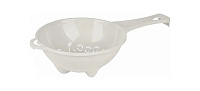 Дуршлаг с ручкой D200мм 360*200*90 Plast team PT1915/ФММЛ-32 молочный туман