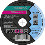 Круг отрезной по металлу и нержавеющей стали Metabo SP-Novoflex 125*2*22мм 617163000