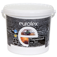 Лак паркетный ЭКО матовый бесцветный, Eurotex (5л)