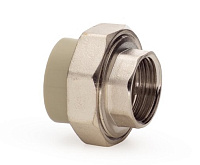 Муфта разъемная PPR 25*3/4" Lammin внутренняя резьба полипропиленовая серая Lm31161025020G
