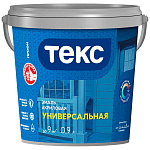 Эмаль универсальная акриловая ТЕКС. ПРОФИ глянцевая белая база А (0.9л)