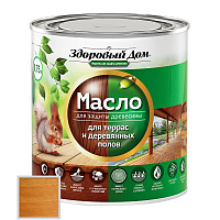 Масло для террас и деревянных полов дуб Здоровый Дом 0007074