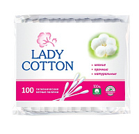 Ватные палочки "LADY COTTON" пакет 100шт