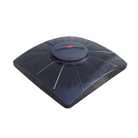 Бак для душа SHOWER 150 black 150л 270*890*850мм STERH