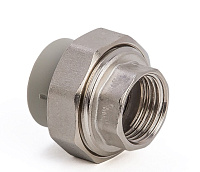 Муфта разъемная PPR 25*1/2" Lammin внутренняя резьба полипропиленовая серая Lm31161025015G