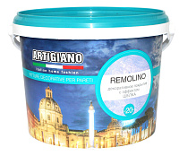 Краска декоративная REMOLINO эффект мокрого шелка ARTIGIANO 14138 (2.5л)