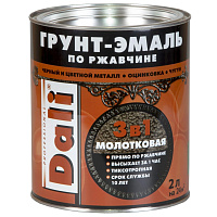 Грунт эмаль по ржавчине Dali 3 в 1 молотковая цвет бронзовый