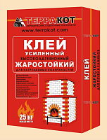 Клей усиленный Терракот жаростойкий для печей  
