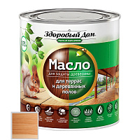 Масло для террас и деревянных полов бесцветное Здоровый Дом 0007070
