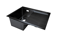 Мойка нержавеющая, врезная D6050HLB 600х500х220 графит SANTREK AQUA 318393