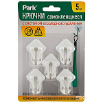 Крючки самоклеящиеся PARK 5шт 008084