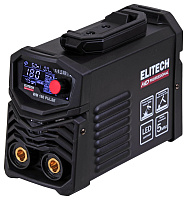 Сварочный аппарат ELITECH HD WM 180 PULSE (инвертор, имульс) LCD дисплей 110-275В ток 10-180А электрод ф1.6-5.0мм