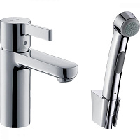 Смеситель HANSGROHE Metris S 31160000 для раковины с гигиеническим душем хром