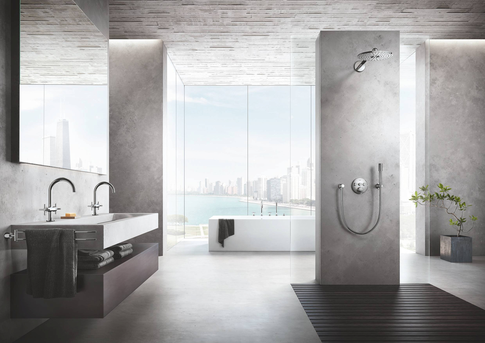 Смеситель для раковины Atrio цвет хром GROHE 21019003 доставка Нижний Новгород 2 Смеситель для раковины Atrio цвет хром GROHE 21019003 купить 2