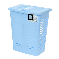 Корзина для белья AQUA 60л голубой
