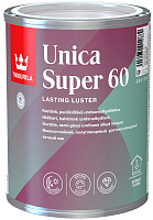 Лак для дерева TIKKURILA Unica Super 60 Бесцветный полуглянцевый - 0.9 л