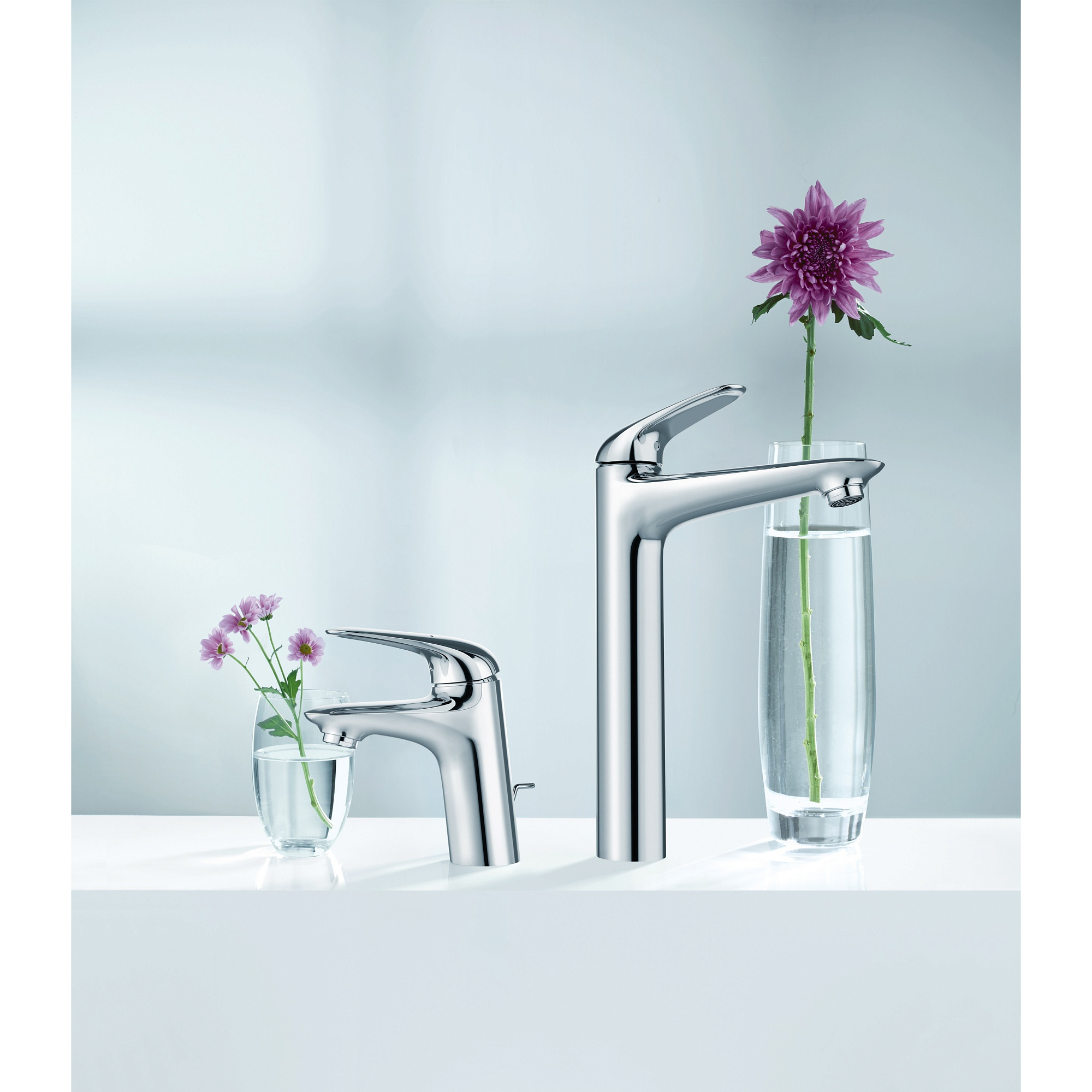 Смеситель Eurostyle для умывальника с донным клапаном цвет хром, GROHE 23707003 купить 2