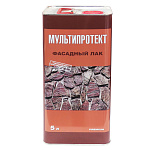Фасадный лак МультиПротект-Л для камня и кирпича - 5 л