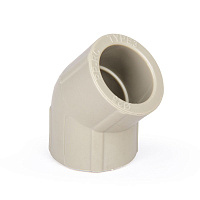 Угольник PPR 45*25мм Lammin полипропиленовый серый Lm31034045025G
