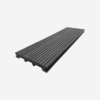 Доска террасная полнотелая UnoDeck TITANO 150*21*3000мм RusDecking графит