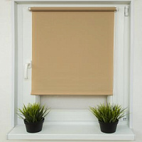 Миништора рулонная SHANTUNG 110*150 бежевый