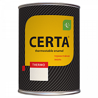 Эмаль термостойкая Церта антикоррозийная 400C белый - 0.8 кг