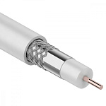 Кабель телевизионный RG 6U 75 Ом 10 метров белый