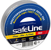 Изолента 19мм*25м серо-стальная Safeline 67360