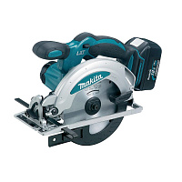 Пила дисковая аккумуляторная Makita DSS610RF (1акк*3.0а/ч+з/у) 18В (Li-Ion) ф165мм пропил-57мм