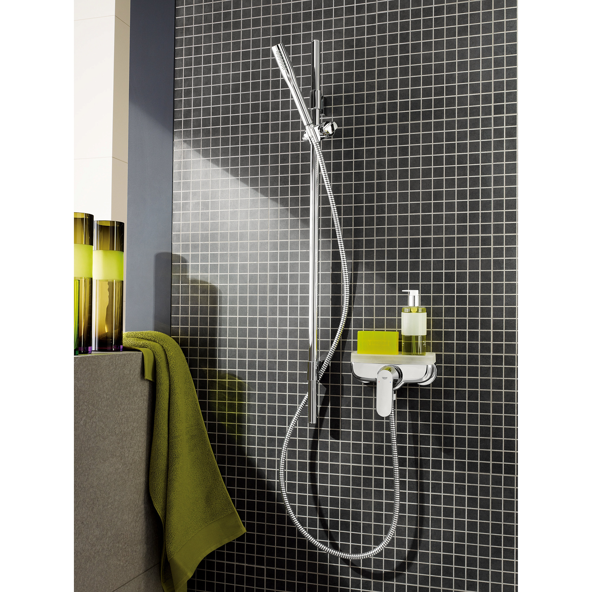 Гарнитур душевой Euphoria Cosmopolitan 600 мм с лейкой и шлангом 1750 мм цвет хром, GROHE 27368000 доставка Нижний Новгород 2 Гарнитур душевой Euphoria Cosmopolitan 600 мм с лейкой и шлангом 1750 мм цвет хром, GROHE 27368000 купить 2