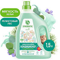 Кондиционер-ополаскиватель для белья биоразлагаемый Реликтовый лес 1.5л SYNERGETIC 110458