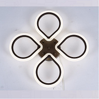 Люстра Schaffner Lagrima  LED 72W 6120LM 3000K-6000K кофейная 39226-4 Coffe