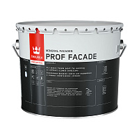 Краска фасадная PROF FACADE всесезонная база KA белая Tikkurila (9л)