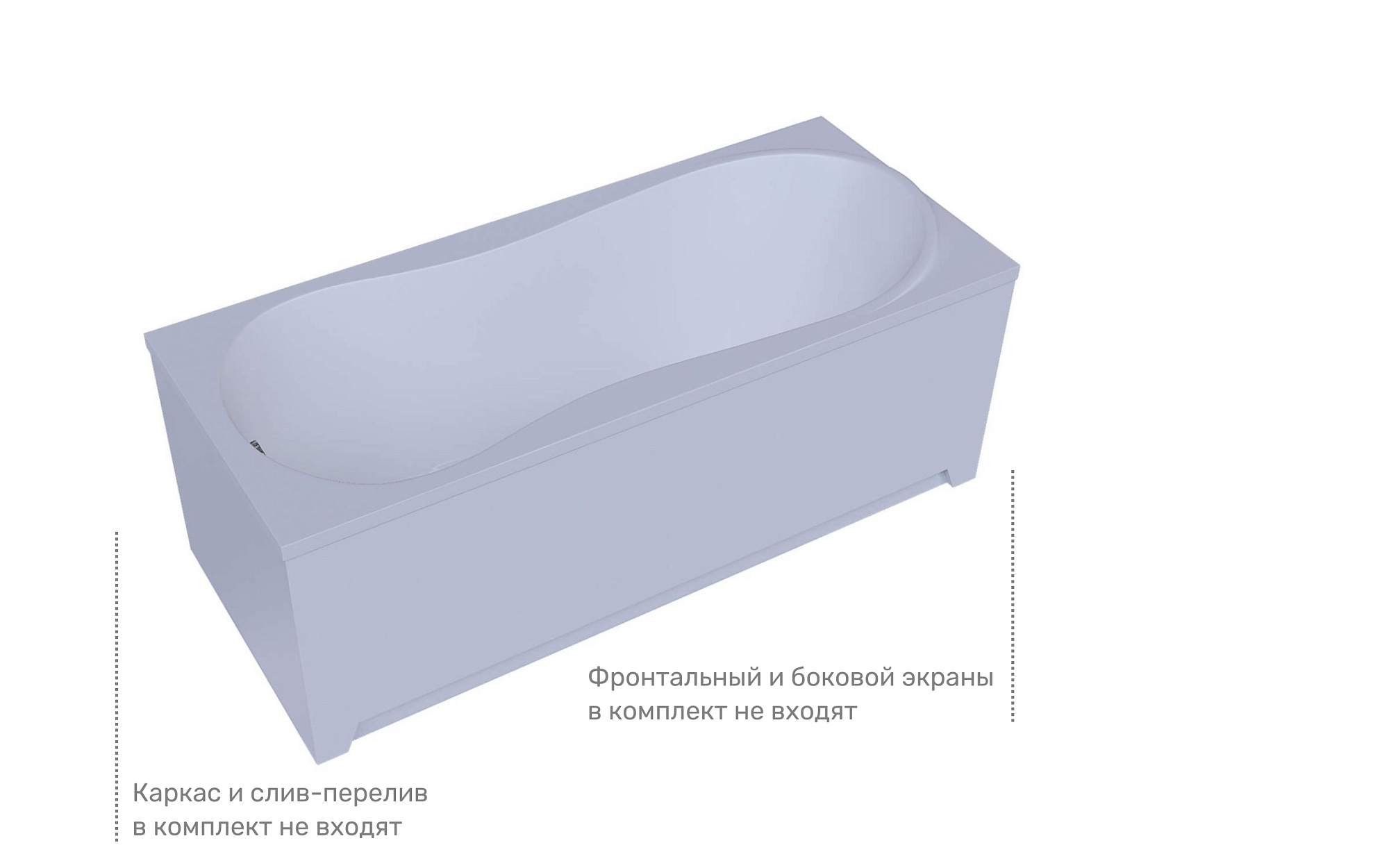 Ванна Афродита 170 акриловая 170*70 без каркаса Aquatek AFR170-0000122 доставка Нижний Новгород 1 Ванна Афродита 170 акриловая 170*70 без каркаса Aquatek AFR170-0000122 купить 1