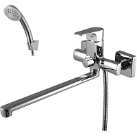 Смеситель Lemark Plus Factor LM1651C для ванны с длинным изливом хром