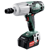 Гайковерт аккумуляторный ударный Metabo SSW 18 LTX 600 2х5.2Ач кейс 602198650