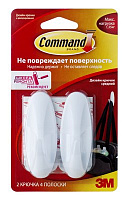 Крючок легкоудаляемый средний 2шт Command 3М 17081