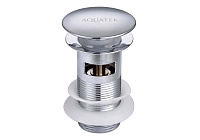 Сливной набор для раковины Push-open с переливом Aquatek AQ6001CR