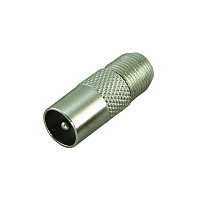Переходник штекер TV - штекер TV  SQ-1809-0014 RG6 