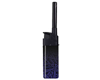 Зажигалка газовая ECOS 089С  чёрная с принтом ЭКОС 157854