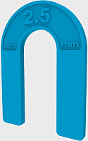 Подкова многоразовая 2.5мм в упаковке 100 штук DECOR 444-0025