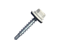 Саморез кровельный 5.5*19 RAL9003 150шт белый MIXTON