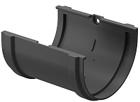 Водосток соединитель желобов PREMIUM D=120 графит DOCKE PVSS-1086