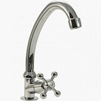 Смеситель Istok Life Standard 0402.728 для мойки/раковины с высоким поворотным изливом хром