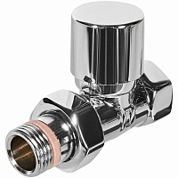 Клапан запорно-балансировочный Design прямой 1/2 хром Stout SVLD-0001-000015C