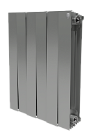 Радиатор биметаллический Royal Thermo PianoForte 500/100 (4 сек.) серебро